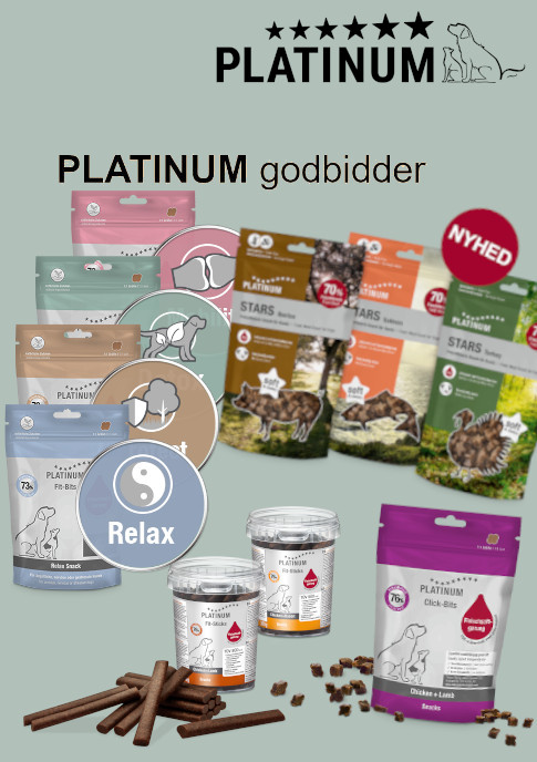 PLATINUM godbidder til hundetræning